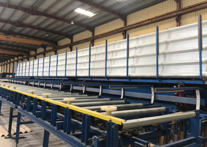 PU &R Sandwich Panel Line w Zjednoczonych Emiratach Arabskich